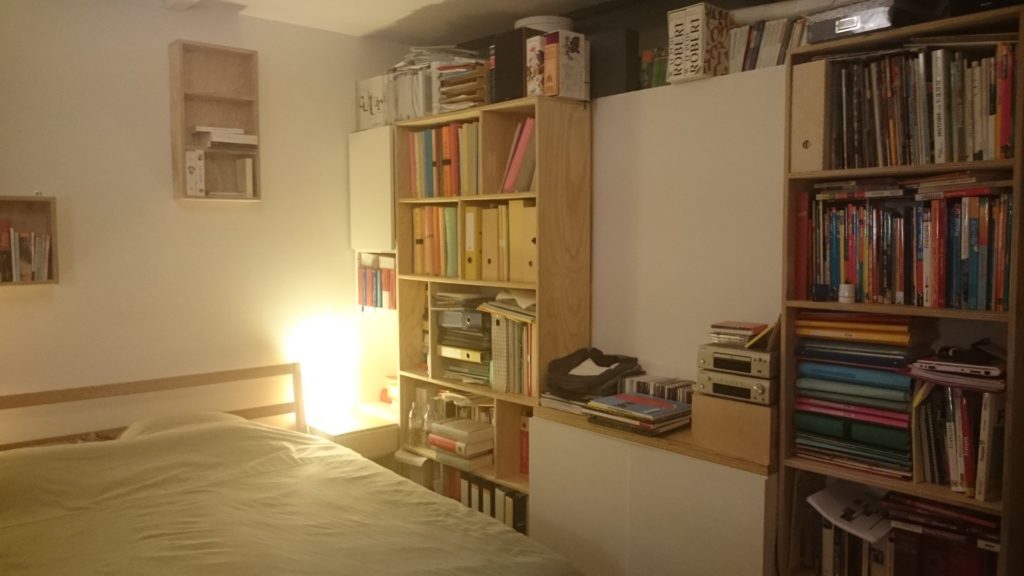 CRÉATION DE RANGEMENTS SUR MESURE POUR CHAMBRE  // MDF PEINT ET TEBOPIN